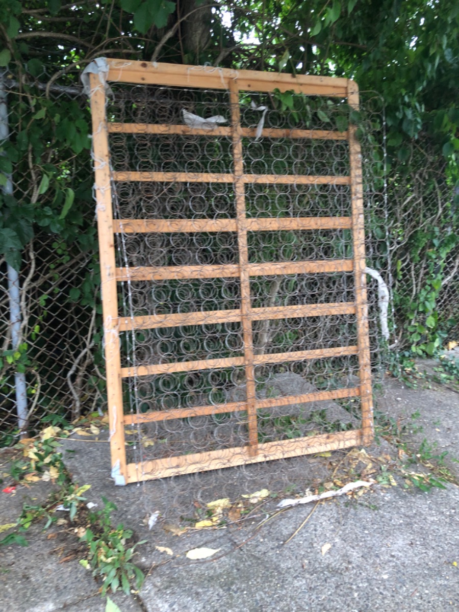 Box Spring Illegally Dumped Near Hargraves Street